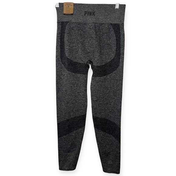 NWT PINK Victorias Secret Seamless High Waist Leggings Gray Activewear Sz Medium - Picture 4 of 9